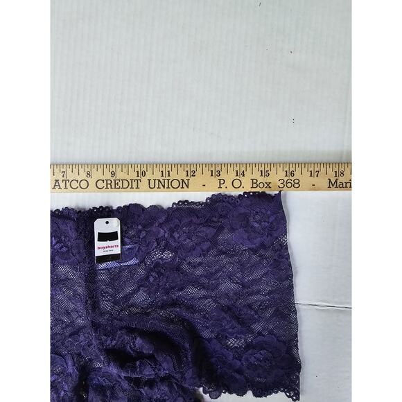 Set of 4 Women Boy Shorts Lace Panties Lingerie Underwear 5X Coquette Sheer - Picture 11 of 11